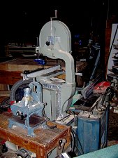 Bandsaw, jointer and planer