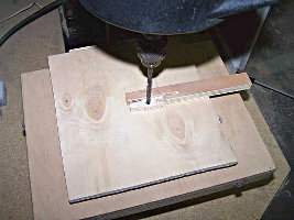 Drill press fixture for reproducing an unavailable piano action part