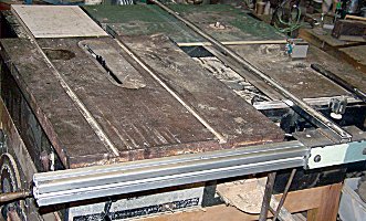 Special table for Craftsman and Proxxon table saws and router table